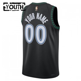 Minnesota Timberwolves Custom Nike 2025-26 Classic Edition Musta Lasten Pelipaidat Swingman